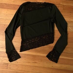 Fun Black Lace Women's Top